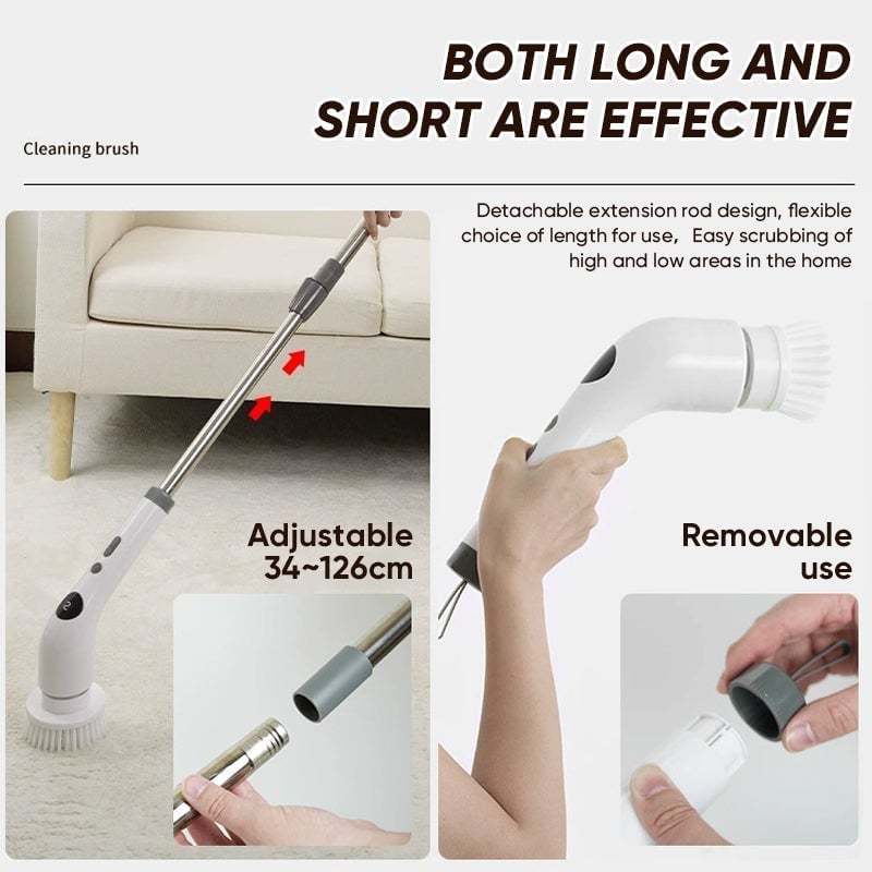Multifunctional Wireless Cleaning Brush