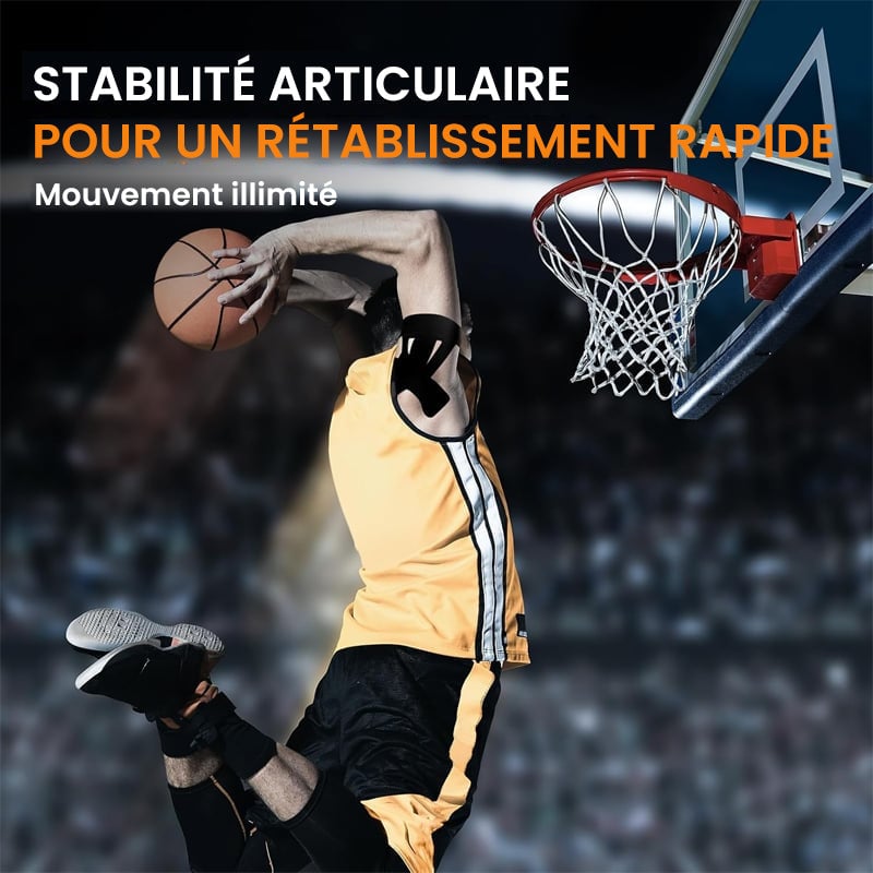 Bande kinésiologique pour soulager les douleurs à l'épaule