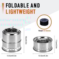 Saker Portable Camping Wood Stove