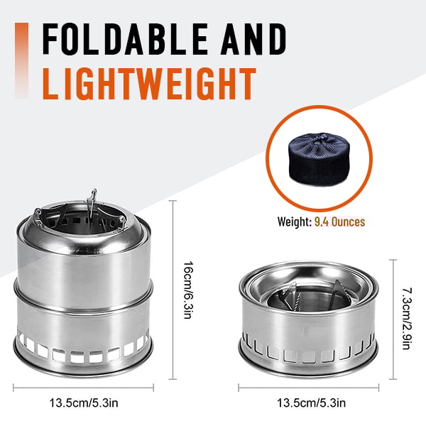 Saker Portable Camping Wood Stove