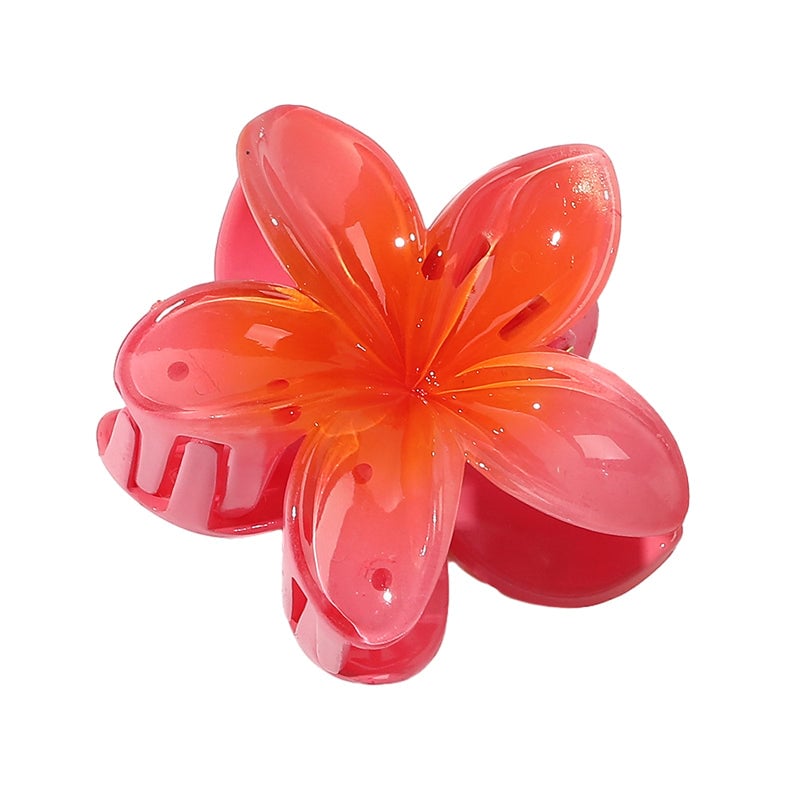 Pince à cheveux en forme de fleur d'œuf