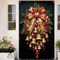 Christmas Bell Door Curtain