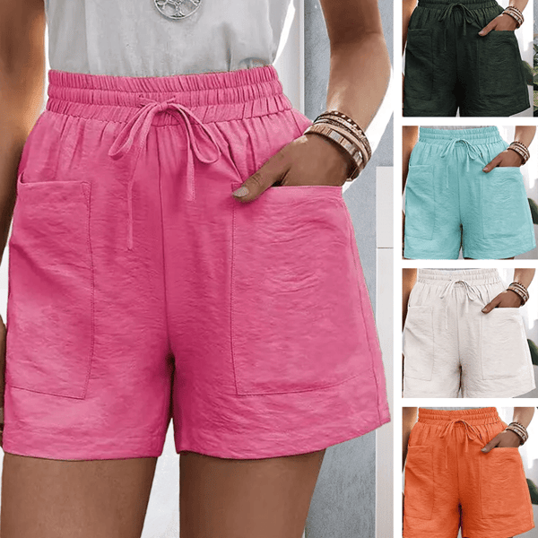 Loose Linen Lounge Shorts