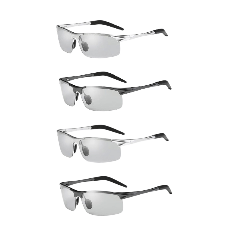 New-Photochromic Sunglasses with Anti-glare Polarized Lens