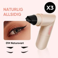 Roterende eyeliner-stempelpenn med dobbelt-hode design