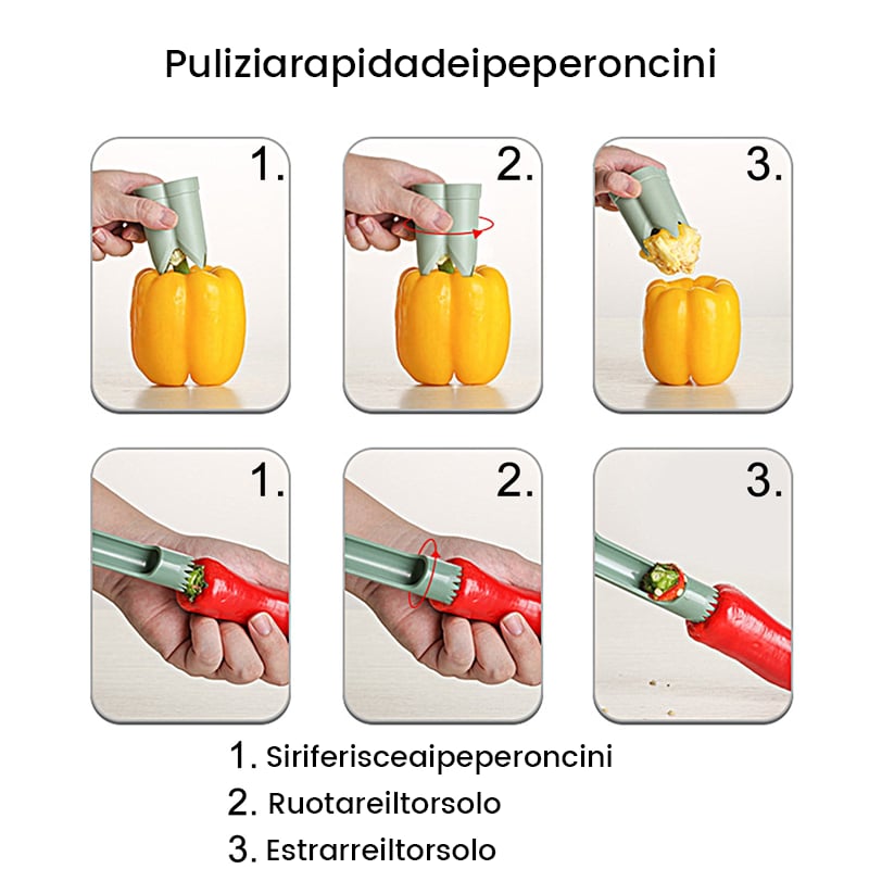Corasuolo 2-In-1 per frutta e peperoni