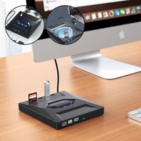7-in-1 External USB DVD Drive & Blu-ray Player
