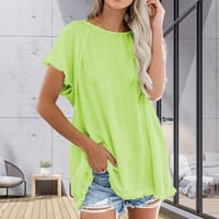 Long Lady T-shirt with Fringes