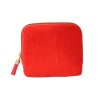Mini Schmucktasche mit Quasten-Reißverschluss