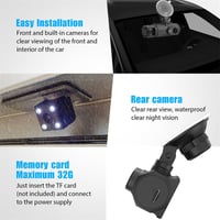 Toolvia™ Three-lens driving recorder