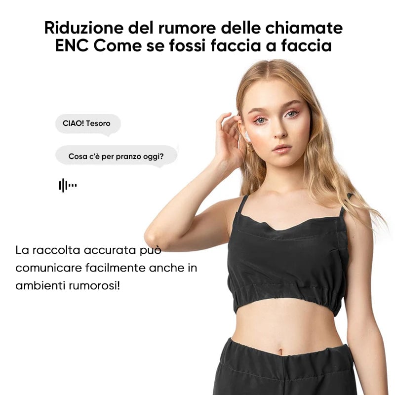 Auricolari Bluetooth con cancellazione del rumore