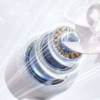 Foldable Ice Cooling Handheld Fan