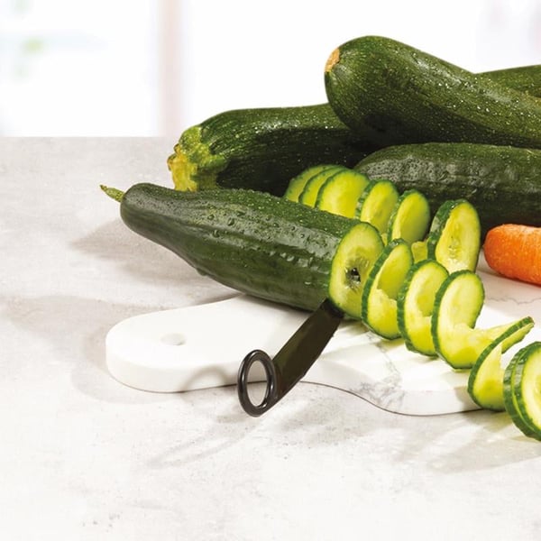 Spiral and V Tool Duo for Decorating Vegetables and Fruits