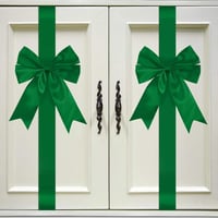Christmas Door Bow Ribbon Decoration
