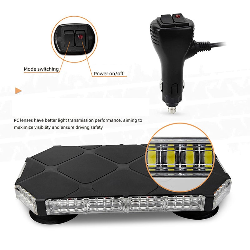 Sakerplus LED Flashing Strobe Light Bar