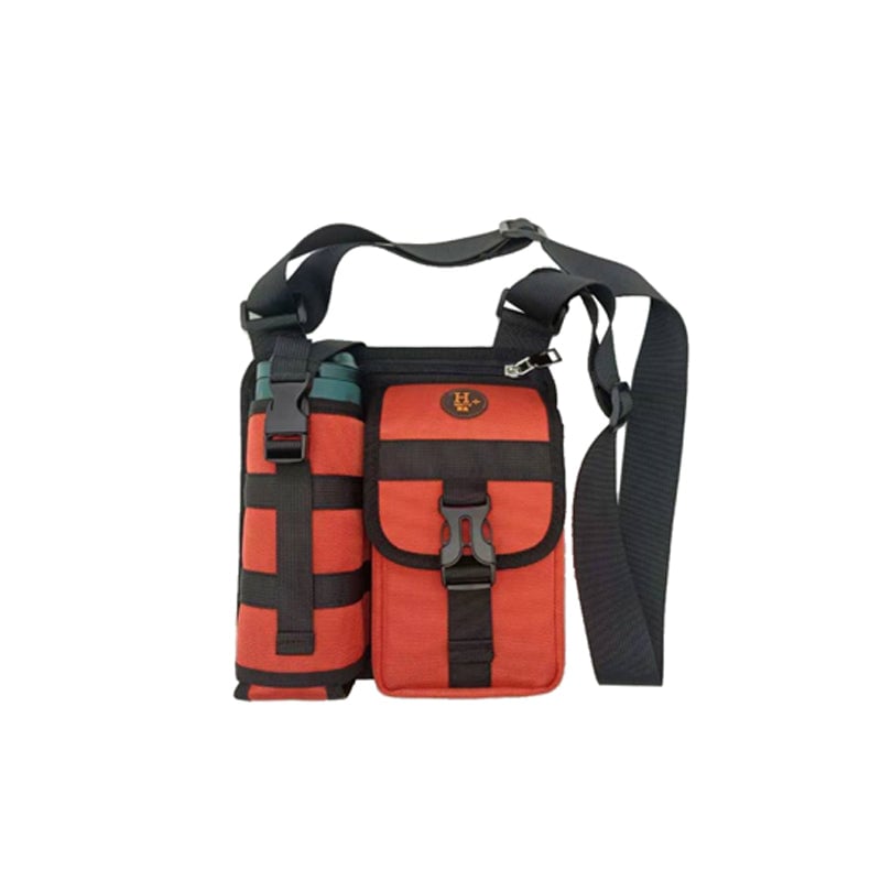 Sacs imperméables de fronde de bandoulière de poitrine de camping avec le support de bouteille d'eau