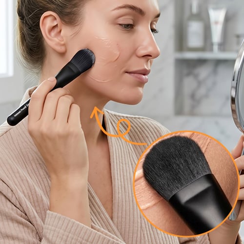 Professional applicator brush