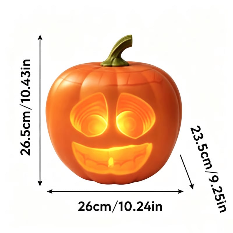 😊Animierte, sprechende Halloween-Kürbis-Projektorlampe