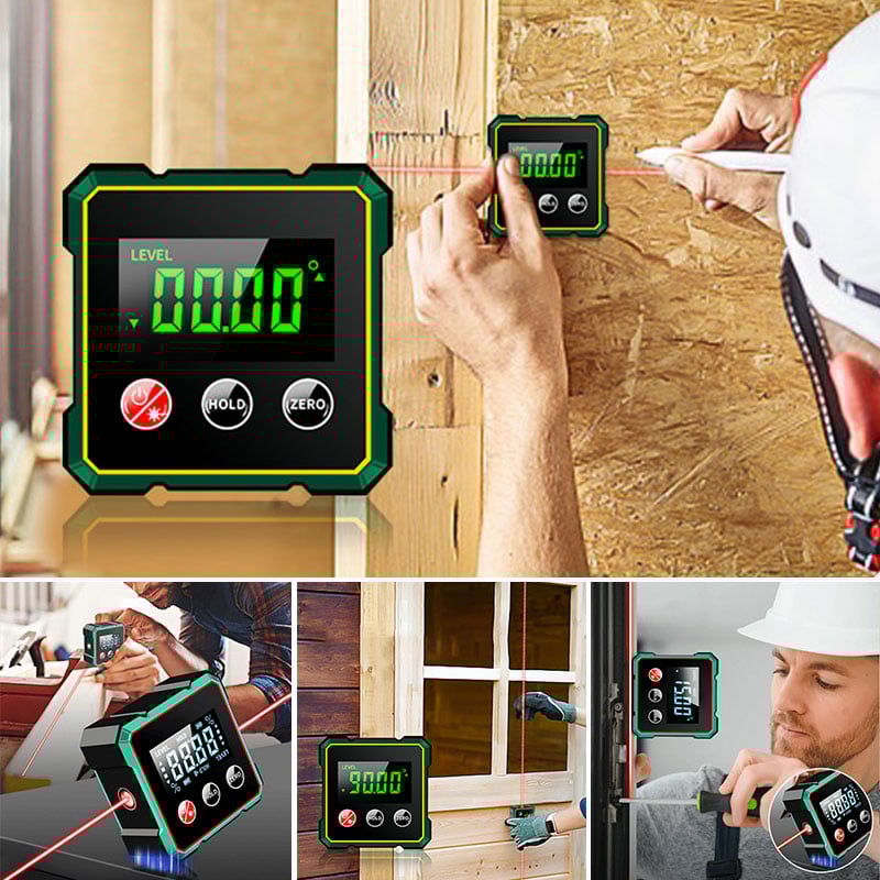 Digitales Doppelseitiges Laser-Magnet-Wasserwaage