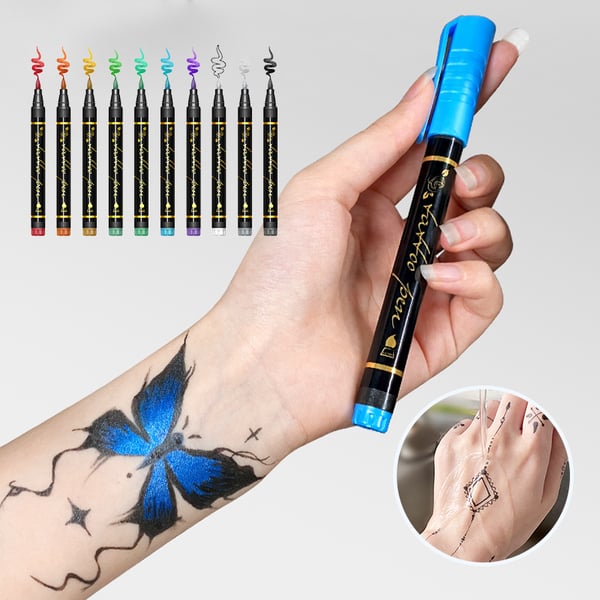 marqueur de tatouage temporaire