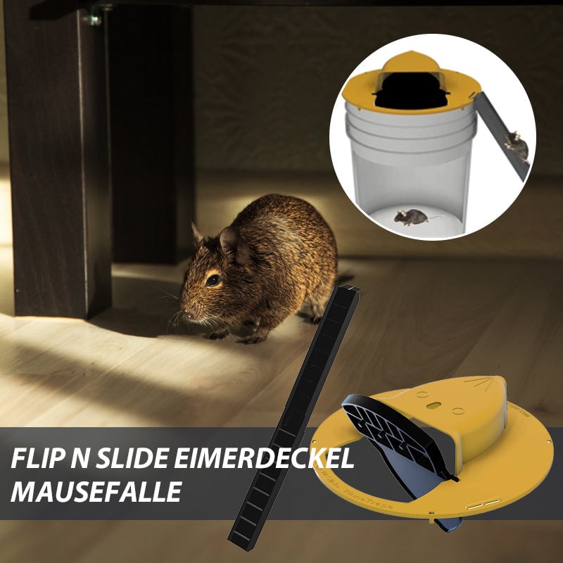 Flip N Slide Eimerdeckel Mausefalle