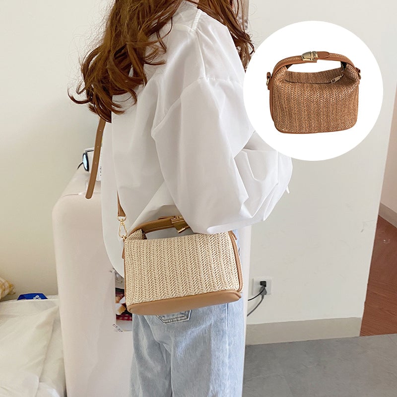 Casual Straw Woven Handbag for Women