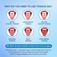 Tongue Cleaning Gel & Brush Bundle for Refreshing Oral Care