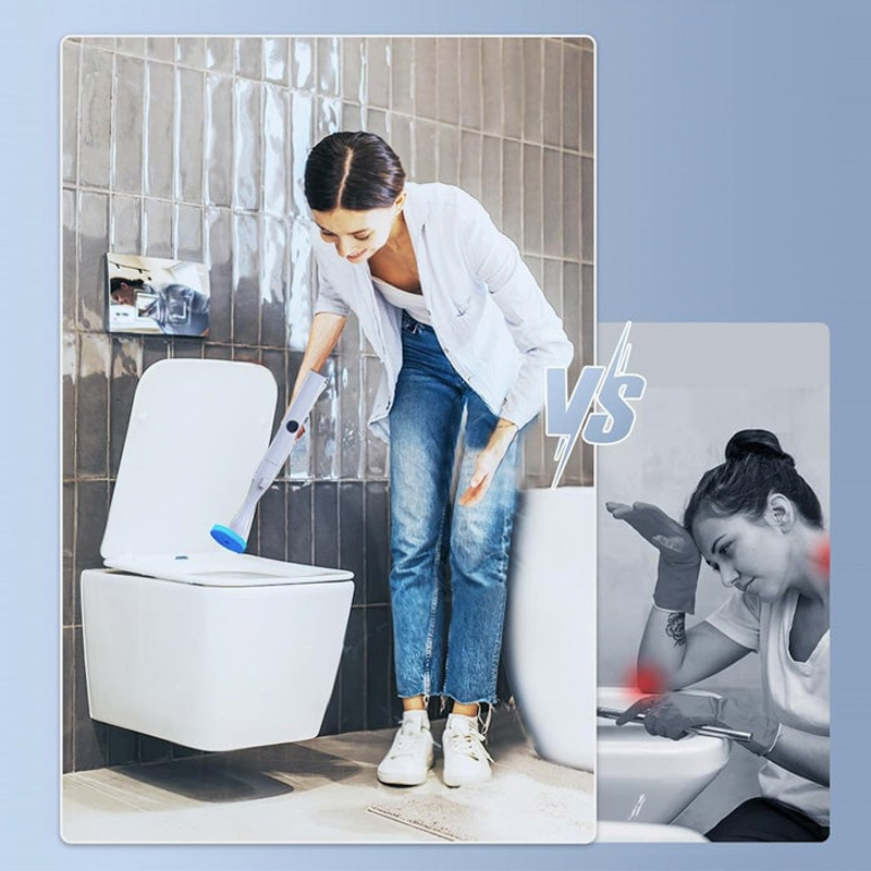 Elektrische Toilettenbürste mit Halter-Set