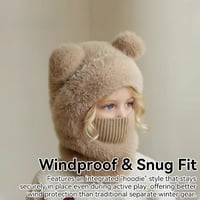 ❄️ 4-in-1 Winter Warmth Integrated Kids' Hooded Hat