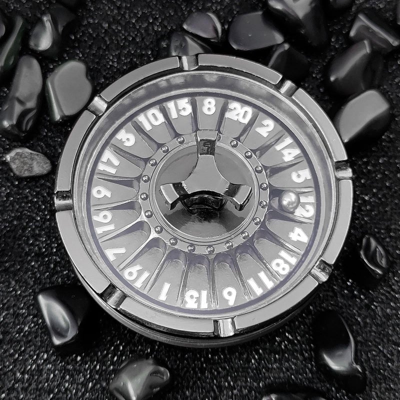 D20 Metal Spinner Dice