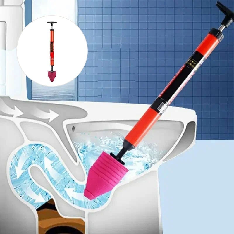 High pressure toilet plunger product design