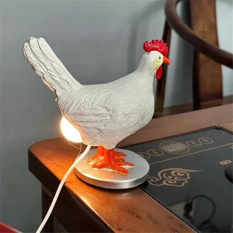 Kreativ Kylling Harpiks Bordlampe