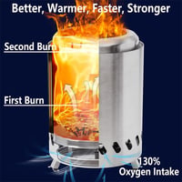 Saker Portable Smokeless Tabletop Firepit