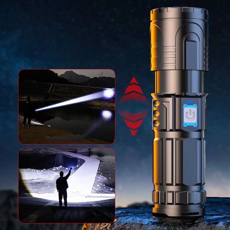 Zoom heldere zaklamp