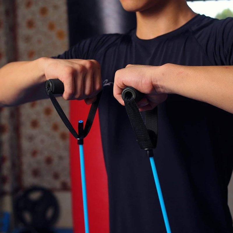 Weerstandsbuis met dubbele toon Zware kwaliteit oefenband voor stretching
