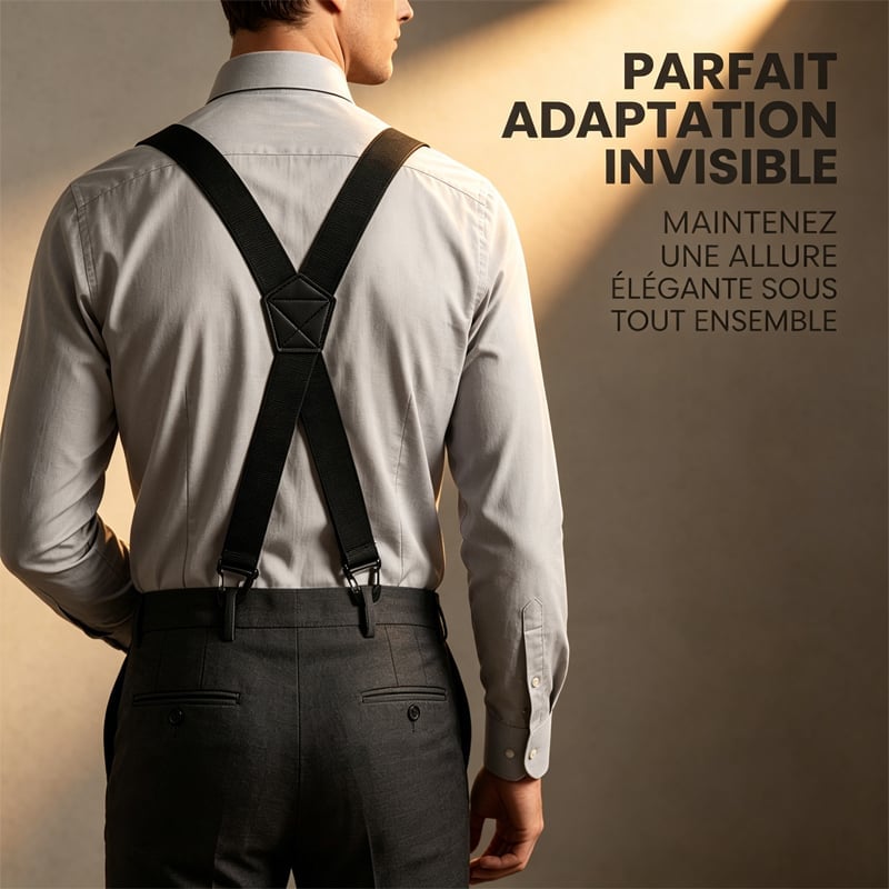 Bretelles Homme 4 Clips