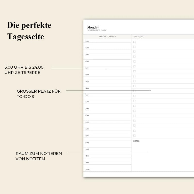 24-25 Tagesplaner