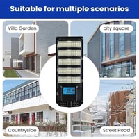 Solar-powered automatic sensor streetlights for courtyards