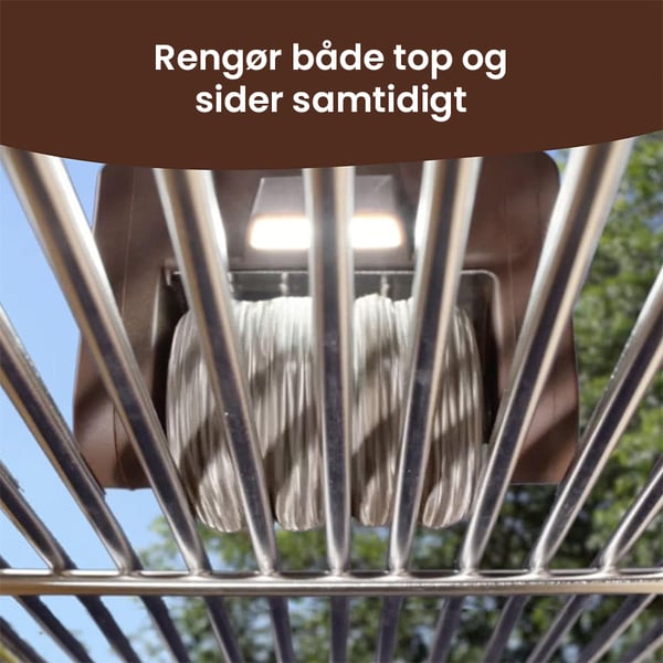 Elektrisk grillrengøringsbørste uden børstehår