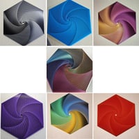 Esagono frattale di Fidget stampato in 3D