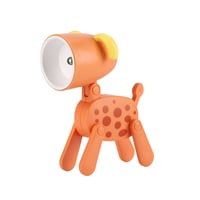 Orange,Fleckiger Hund