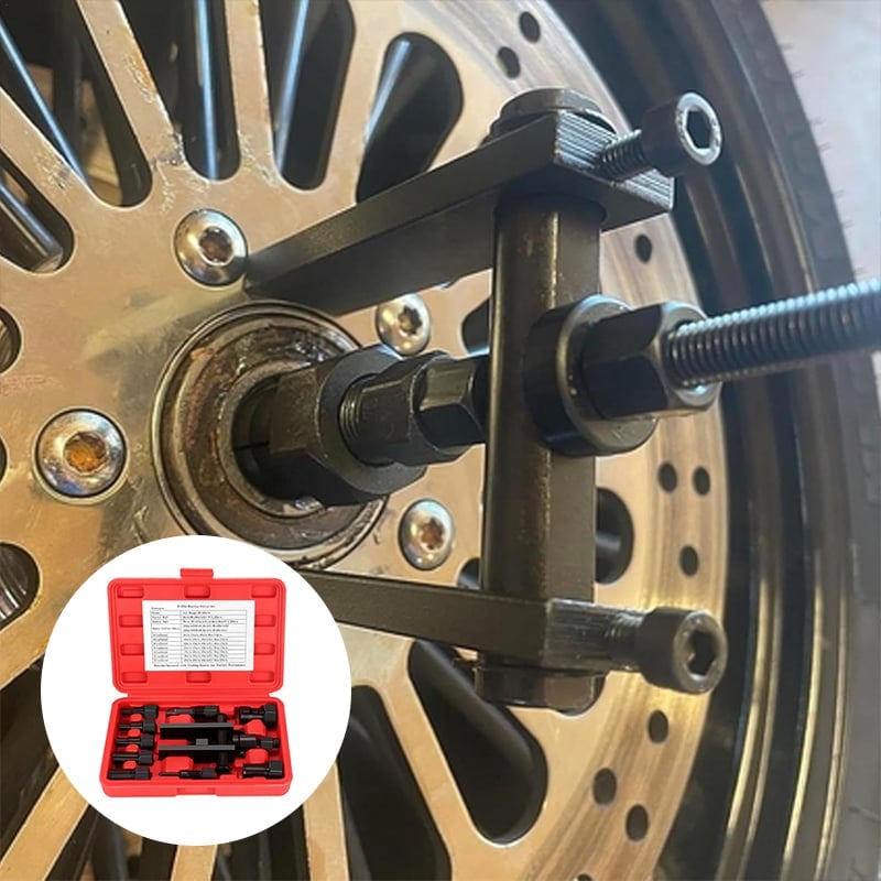 Motorcycle Wheel Inner Bearing Removal Tool Set