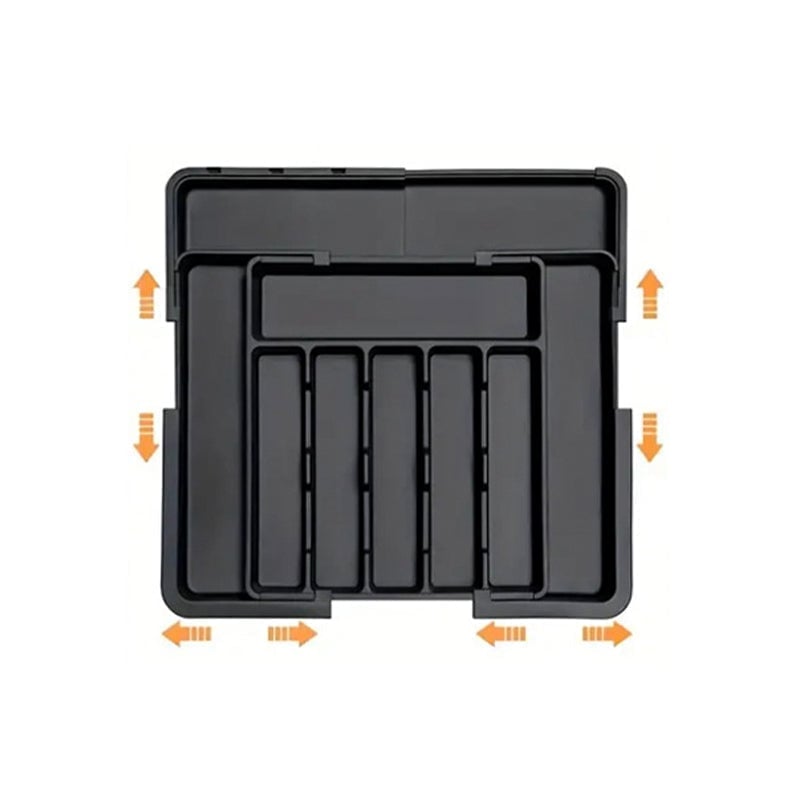 Sakerplus® Expandable Adjustable Kitchen Utensil Organizer Tray