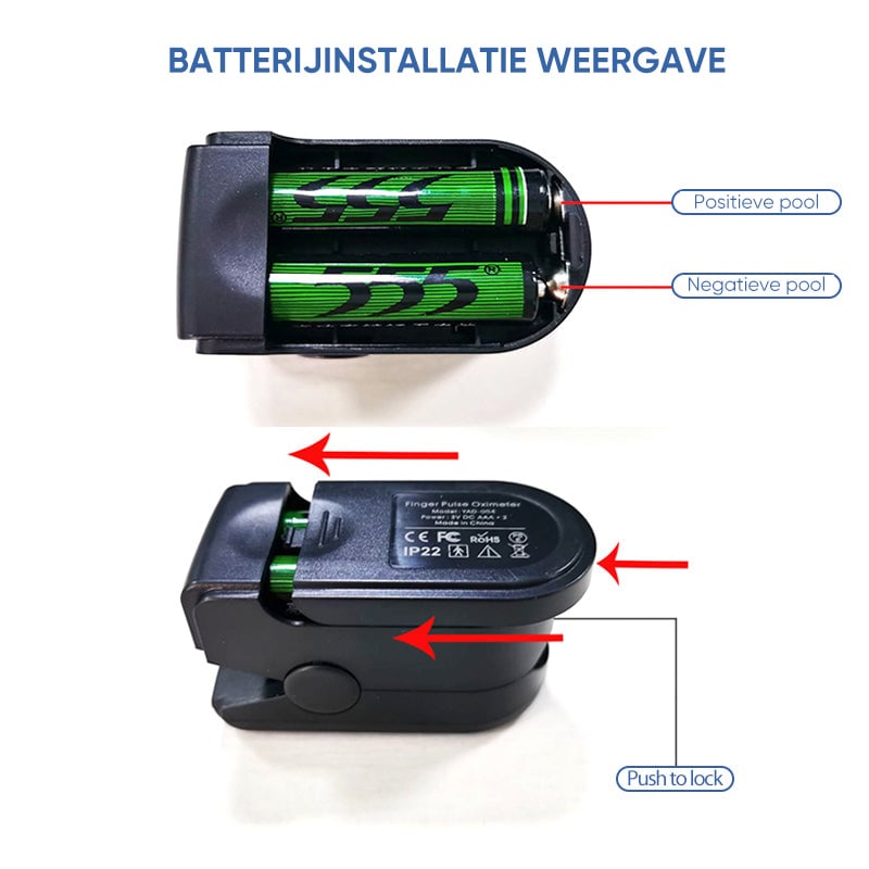 Vingertop pulsoximeter