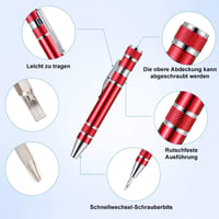 8-in-1 Präzision Schraubendreherstift