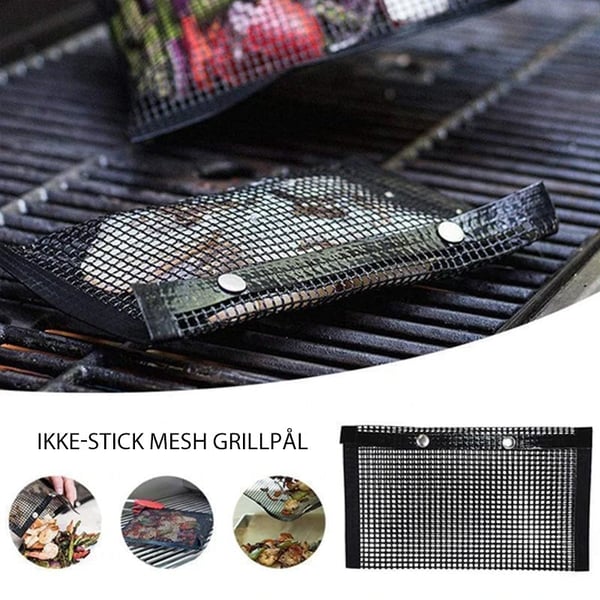 Återanvändbara klibbfria BBQ mesh grill påsar
