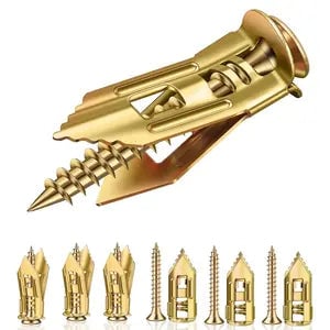 Self-Drilling Drywall Expansion Anchors with Screws