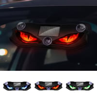 Solarbetriebene LED-Warnleuchte fürs Auto