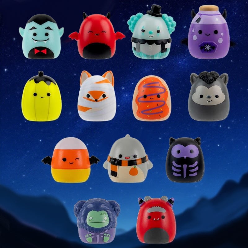 Squishmallows Squish-a-longs 13-Day Halloween Countdown Mini Collectibles