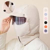 Winddichte Vollschutz-Outdoor-Maske mit Brille